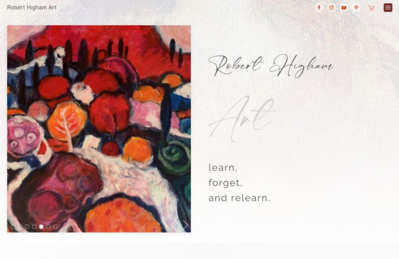Robert Higham Art Website