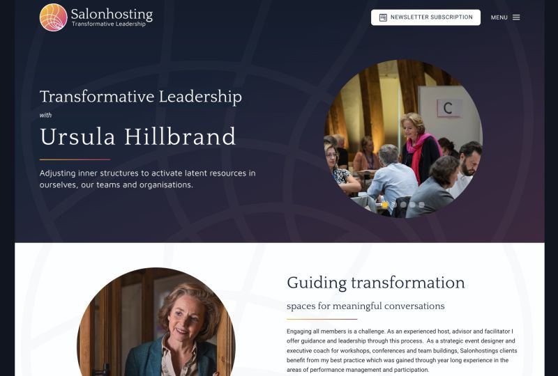 Leadership website Development