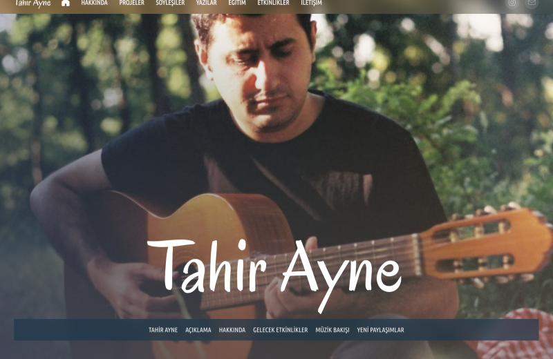 Tahir Ayne – Artist Website
